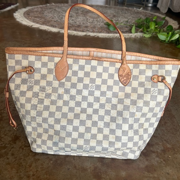 Louis Vuitton Damier Azur Neverfull MM - Picture 1 of 6